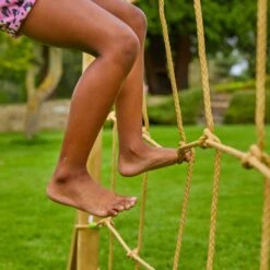 TP Skywood Wooden Play Tower With Ripple Slide, Sky Deck, Skyline & Flying Fox Add On - FSC<sup>&reg;</sup> Certified -TP Playworld Cheap Store TP795S1 5