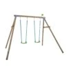 TP Knightswood Double Wooden Swing Set - FSC<sup>&reg;</sup> Certified