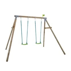 TP Knightswood Double Wooden Swing Set - FSC<sup>&reg;</sup> Certified