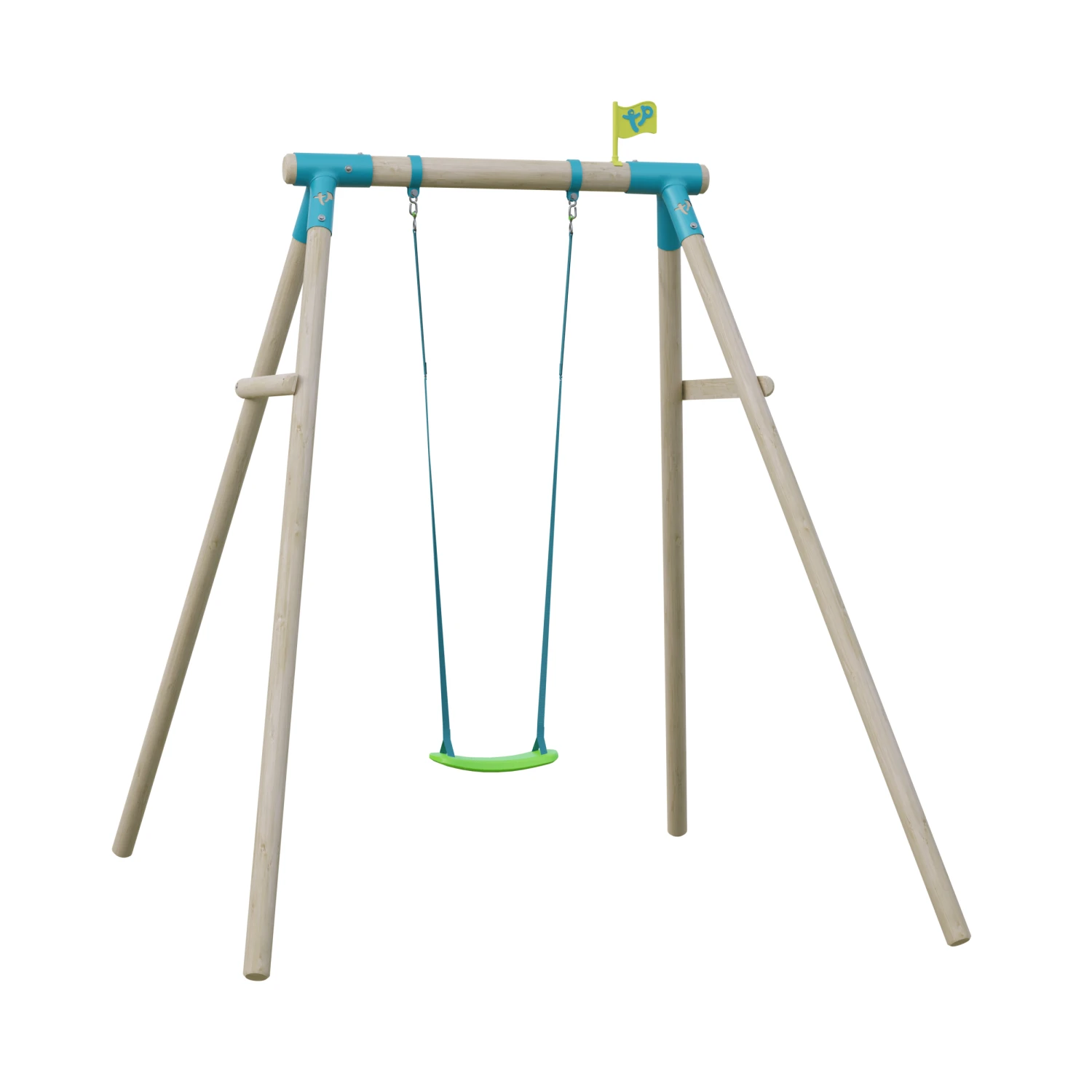 TP Knightswood Single Wooden Swing Frame - Builder - FSC<sup>®</sup> Certified 1 TP Knightswood Single Wooden Swing Frame - Builder - FSC<sup>®</sup> Certified