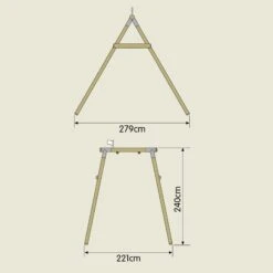 TP Knightswood Single Wooden Swing Frame - Builder - FSC<sup>®</sup> Certified 10 TP Knightswood Single Wooden Swing Frame - Builder - FSC<sup>®</sup> Certified -TP Playworld Cheap Store TP804P 3 5c33e258 5712 4a93 be93 bd43d32fa85e
