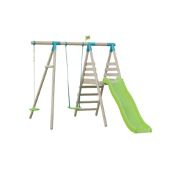 TP Knightswood Wooden Single & Deck Swing Frame - Builder - FSC<sup>&reg;</sup> Certified