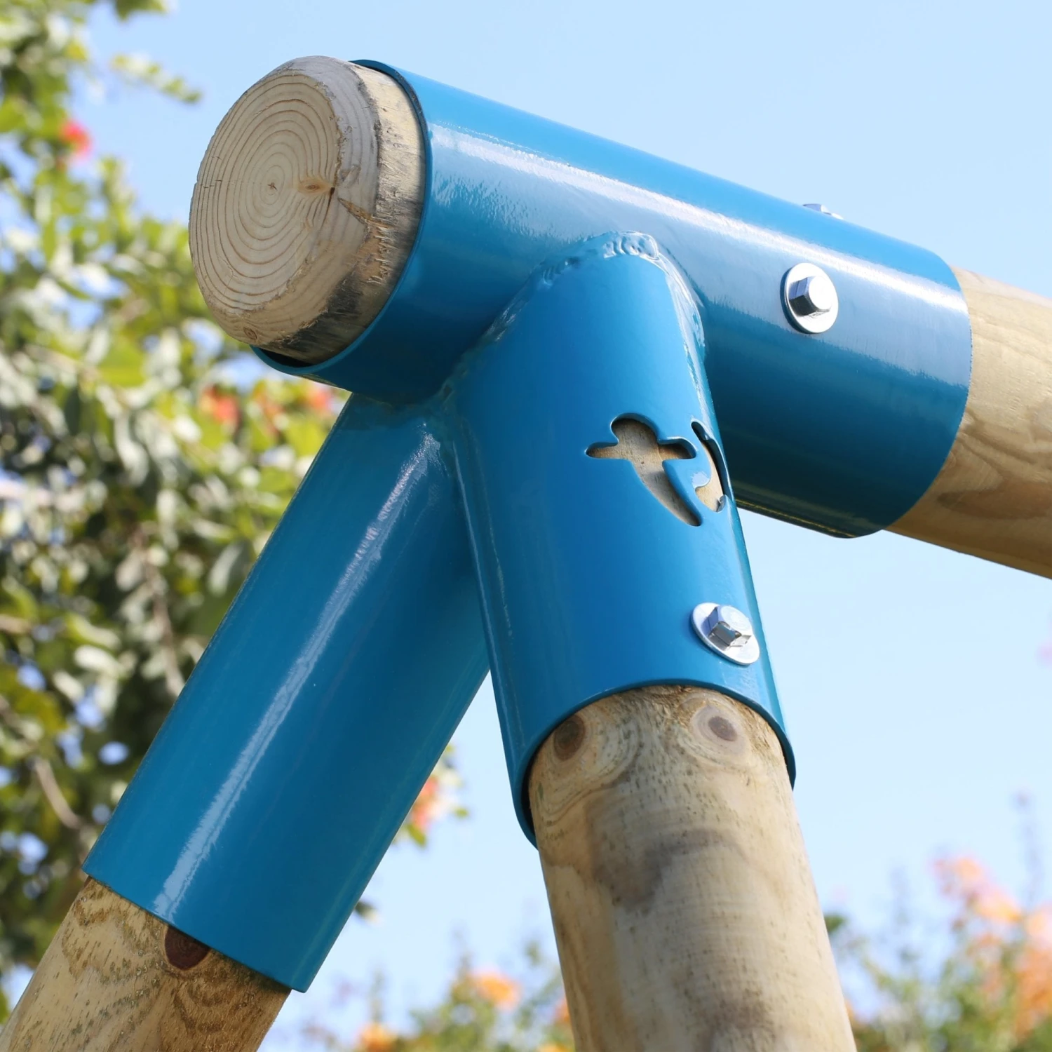 TP Compact Wooden Double Swing Set With Roped Rapide Seat & Baby Seat - FSC<sup>®</sup> Certified 2 TP Compact Wooden Double Swing Set With Roped Rapide Seat & Baby Seat - FSC<sup>®</sup> Certified - Image 2