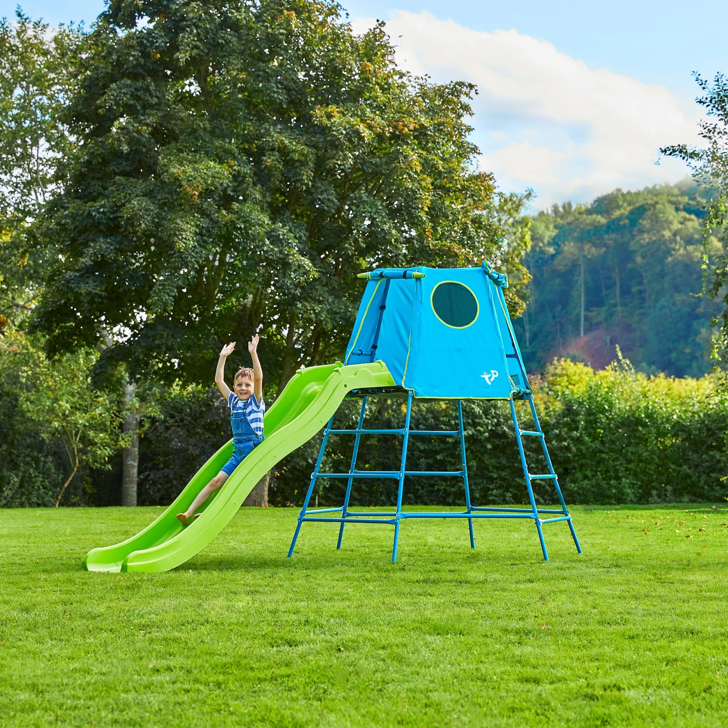 TP Explorer Metal Climbing Frame Set & Slide 2 TP Explorer Metal Climbing Frame Set & Slide - Image 2