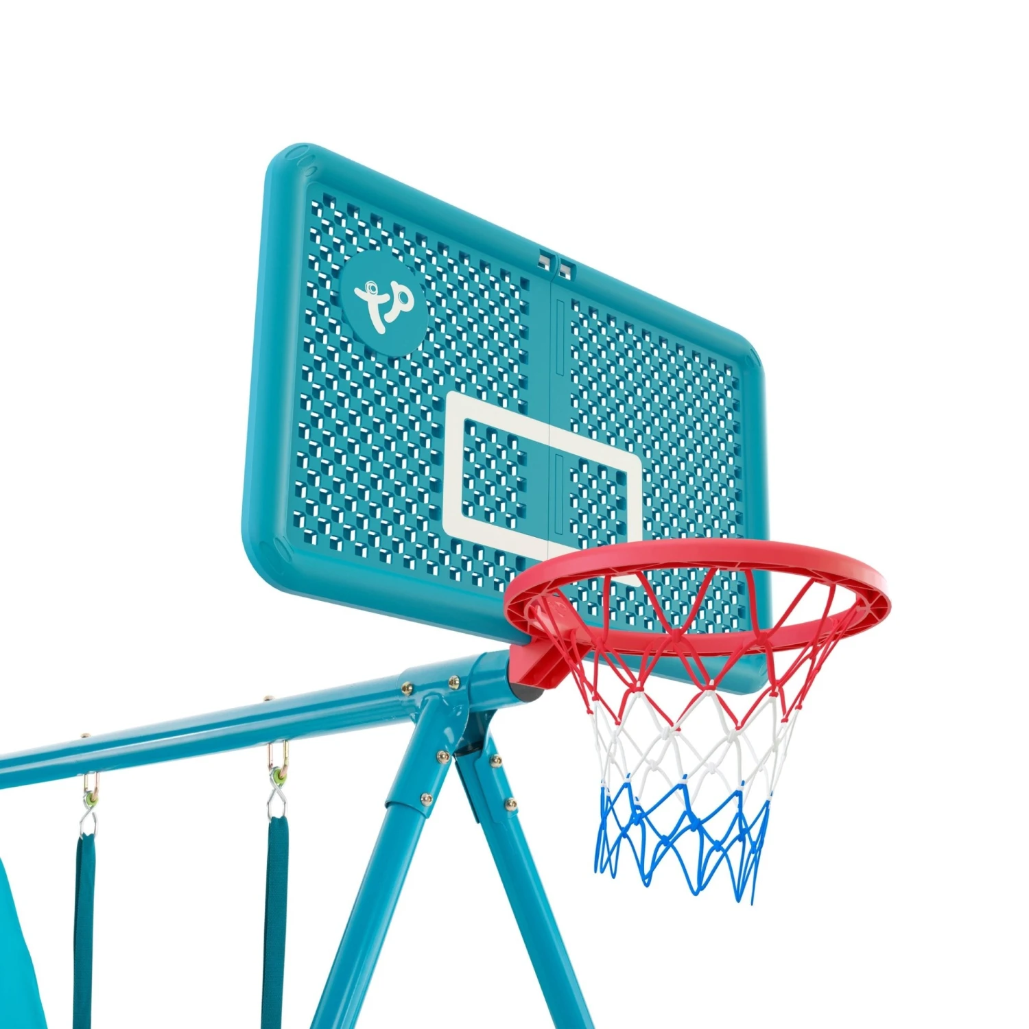 TP Explorer Metal Climbing Frame Set With CrazyWavy Slide & Basketball Hoop 4 TP Explorer Metal Climbing Frame Set With CrazyWavy Slide & Basketball Hoop - Image 4