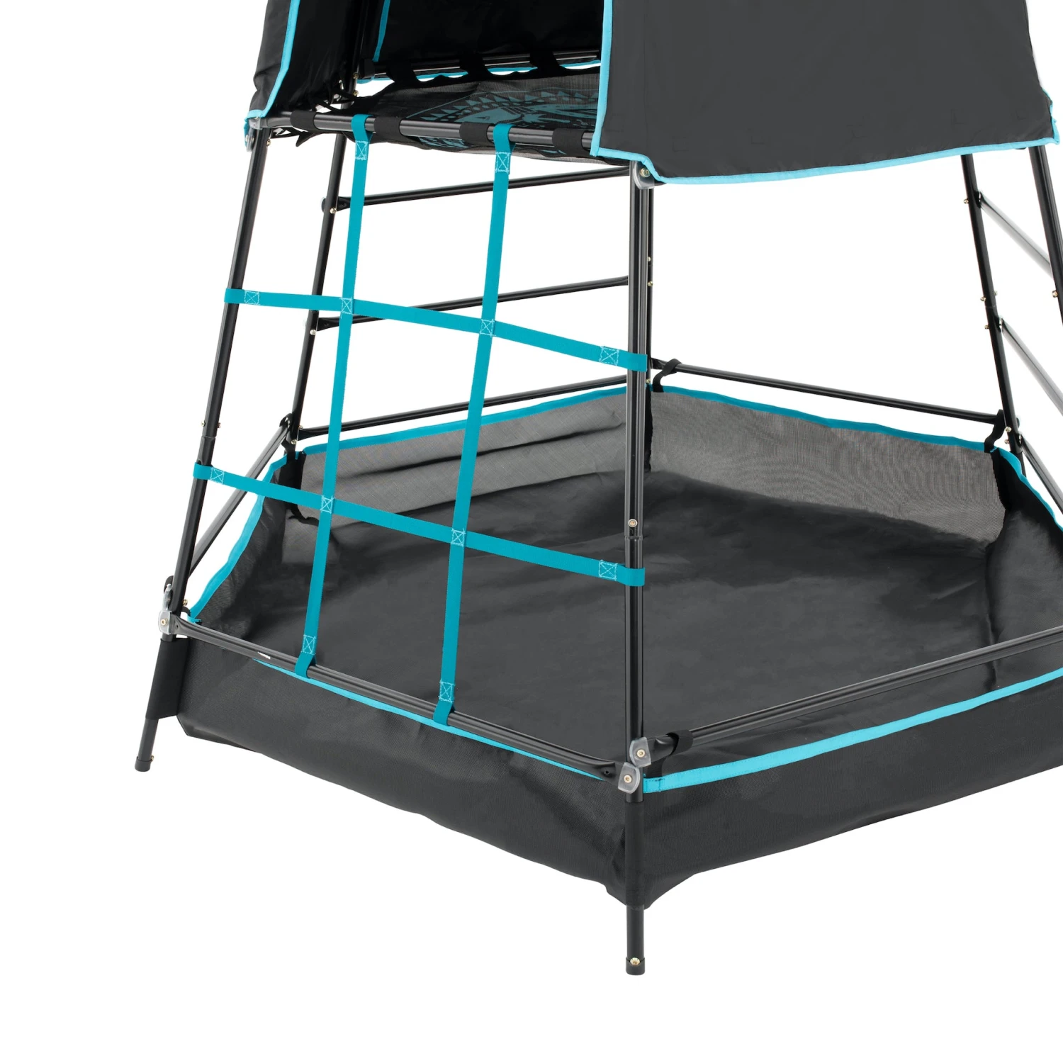 TP Explorer Metal Climbing Frame Set & Slide, Swing And Basketball Black Edition 3 TP Explorer Metal Climbing Frame Set & Slide, Swing And Basketball Black Edition - Image 3