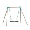 TP Knightswood Double Wooden Swing Set With Giant Nest Swing - FSC<sup>&reg;</sup> Certified