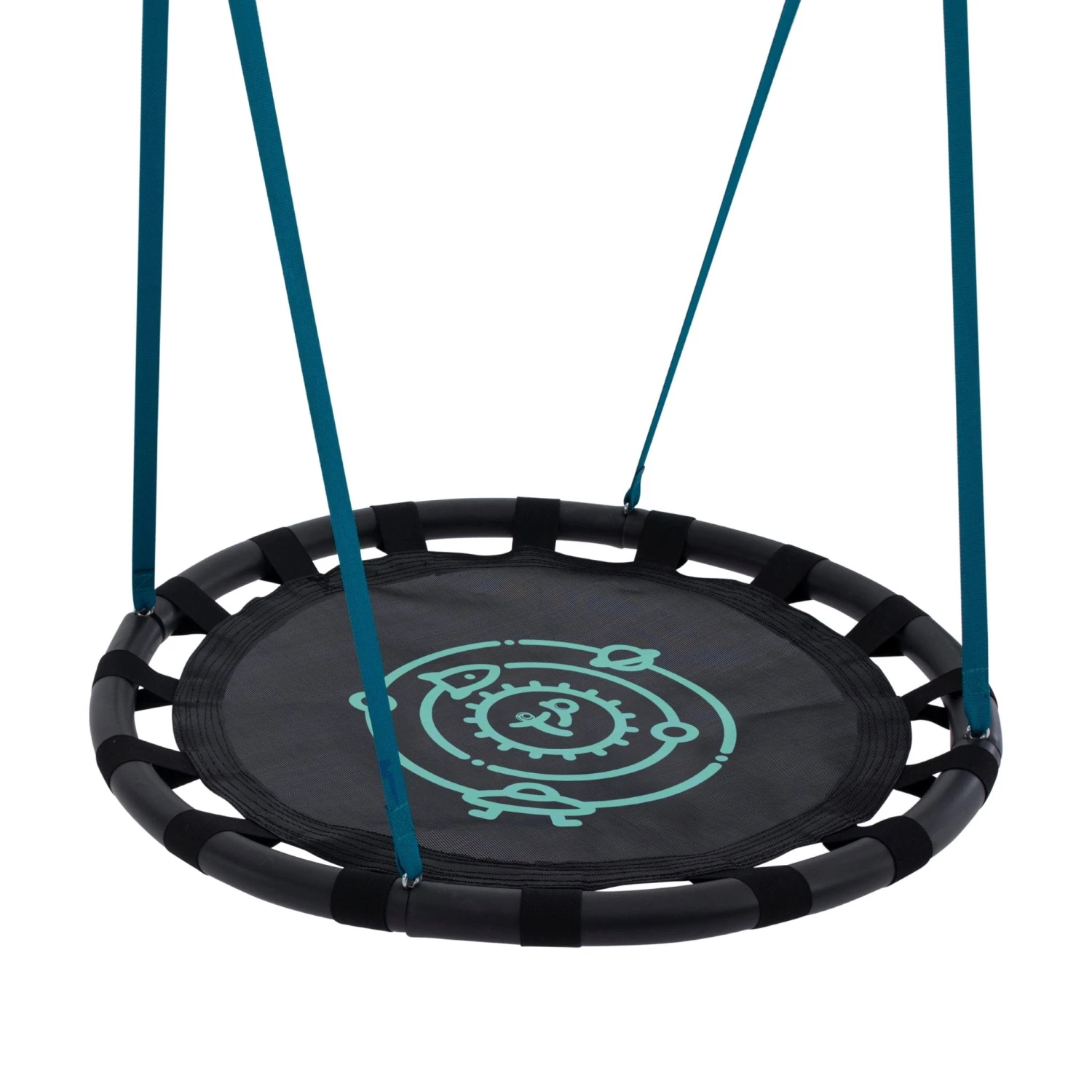 TP Knightswood Single Wooden Swing Set With Nest Swing - FSC<sup>®</sup> Certified 4 TP Knightswood Single Wooden Swing Set With Nest Swing - FSC<sup>®</sup> Certified - Image 4