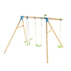 TP Knightswood Triple Wooden Swing Set With Glide Ride And Button Seat - FSC<sup>®</sup> Certified 17 TP Knightswood Triple Wooden Swing Set With Glide Ride And Button Seat - FSC<sup>®</sup> Certified -TP Playworld Cheap Store TP882P 3
