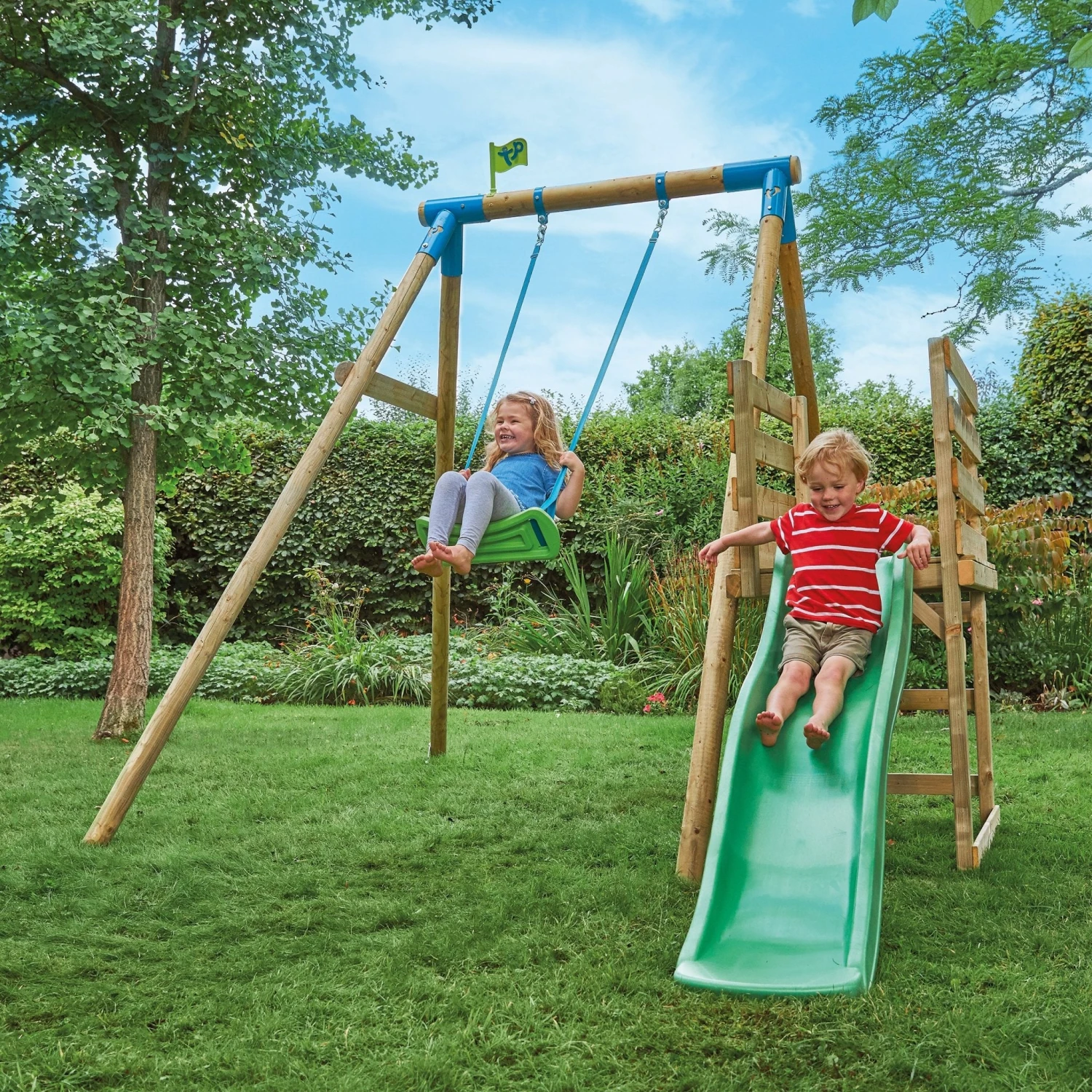 TP Robin Compact Swing And Slide Set - FSC<sup>®</sup> Certified 2 TP Robin Compact Swing And Slide Set - FSC<sup>®</sup> Certified - Image 2