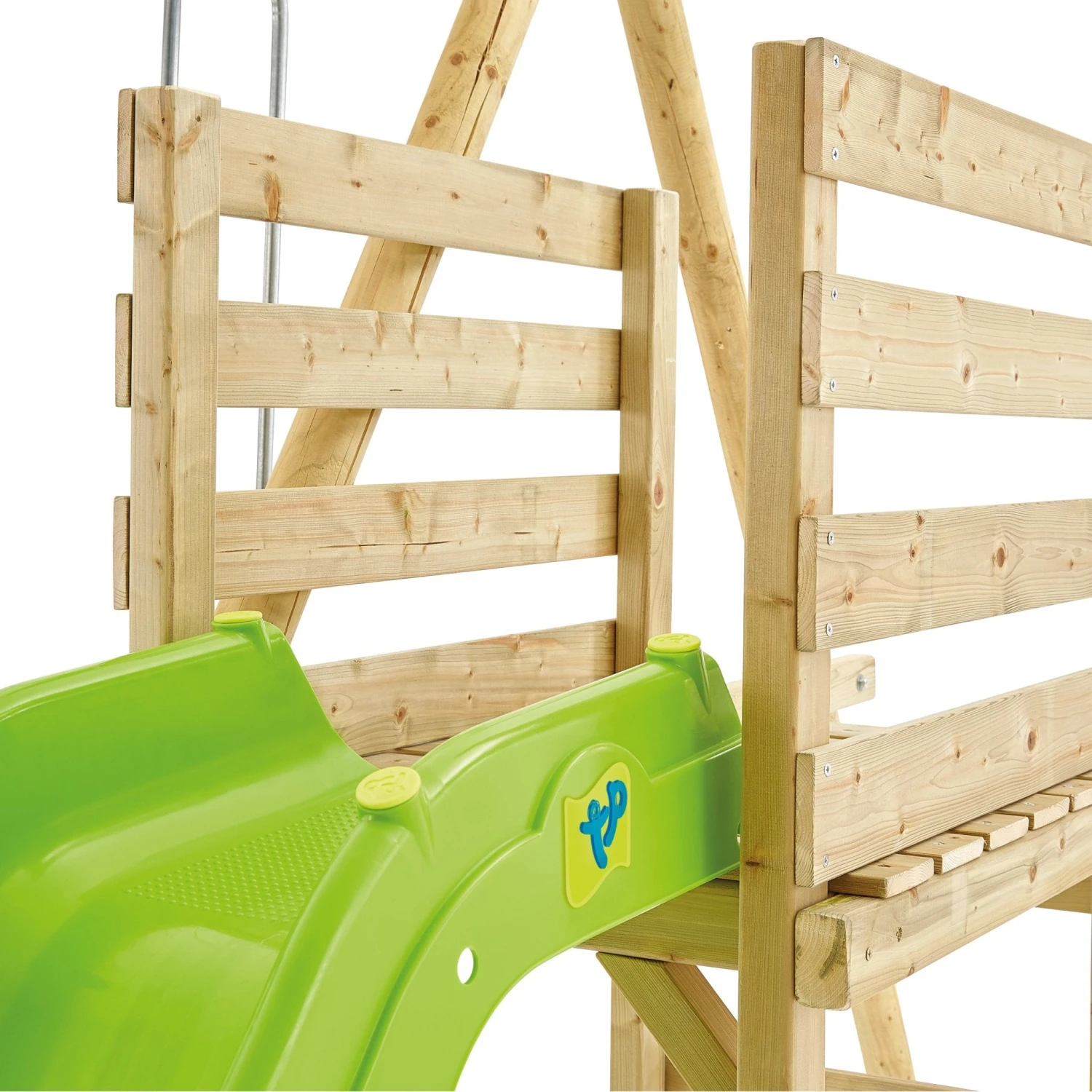 TP Kite Wooden Double Swing Set With 8ft CrazyWavy Slide - FSC<sup>®</sup> Certified 5 TP Kite Wooden Double Swing Set With 8ft CrazyWavy Slide - FSC<sup>®</sup> Certified - Image 5