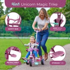 TP 4 In 1 Trike-Unicorn Dream 11 TP 4 In 1 Trike-Unicorn Dream -TP Playworld Cheap Store Unicorn2