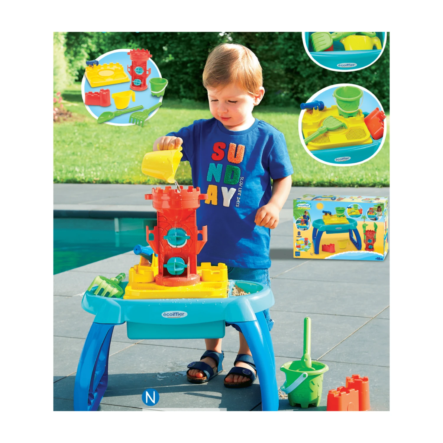 Ecoiffier Sand And Water Table 2 Ecoiffier Sand And Water Table - Image 2