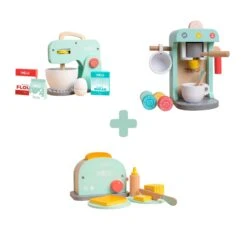 Owl & Fox Wooden Baking Set, Toaster Set & Coffee Machine - FSC<sup>®</sup> Certified